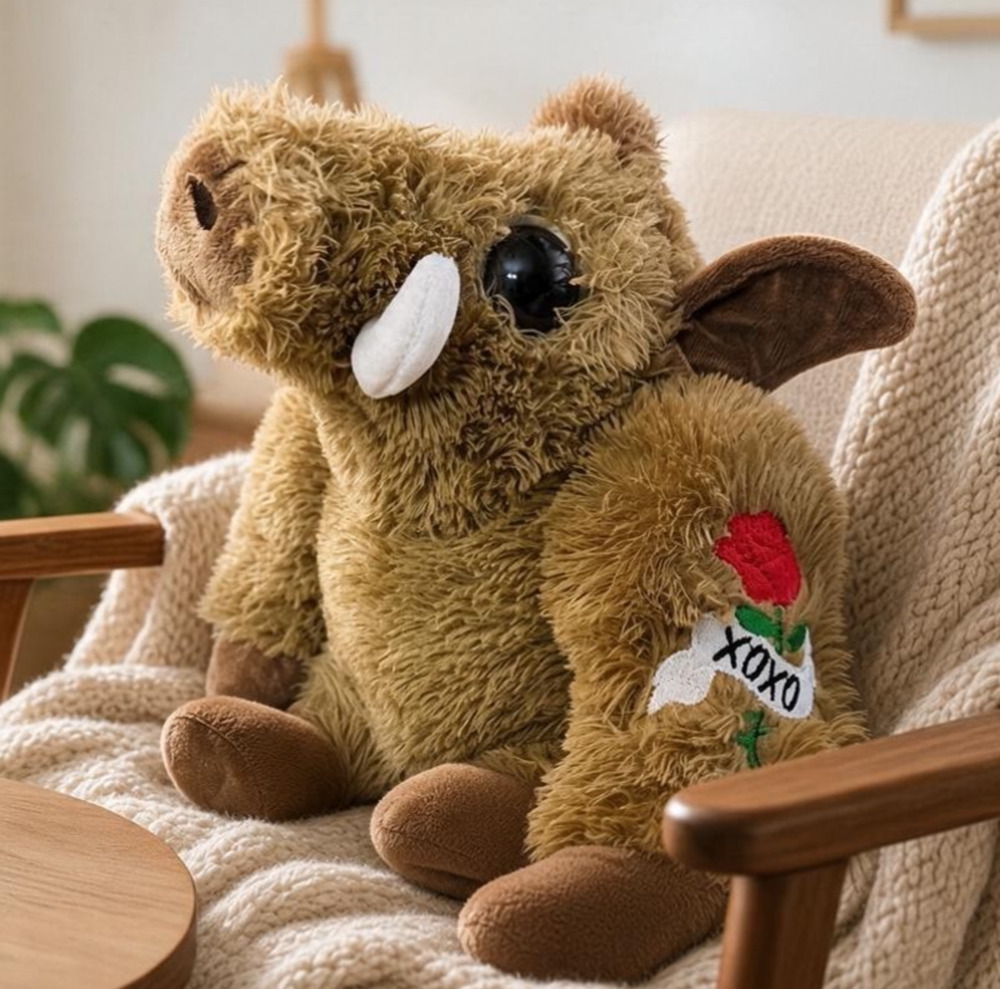 Dan Dee Pumbaa Plush Toy Disney The Lion King Brown Warthog Stuffed Animal 9.5"